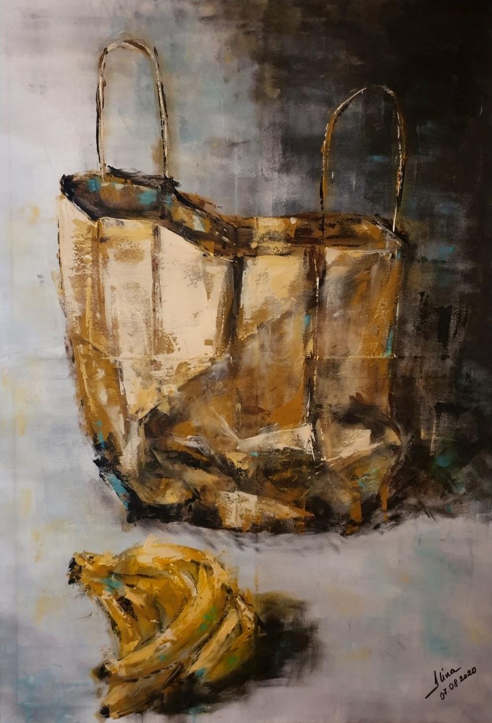 ArteDiAlina.com painting: K (potassium)
